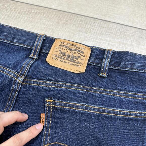 Vintage Levi’s Orange Tab Jeans Men's 36x30 Straight Leg Denim High Waist 80/90s - Picture 4 of 10